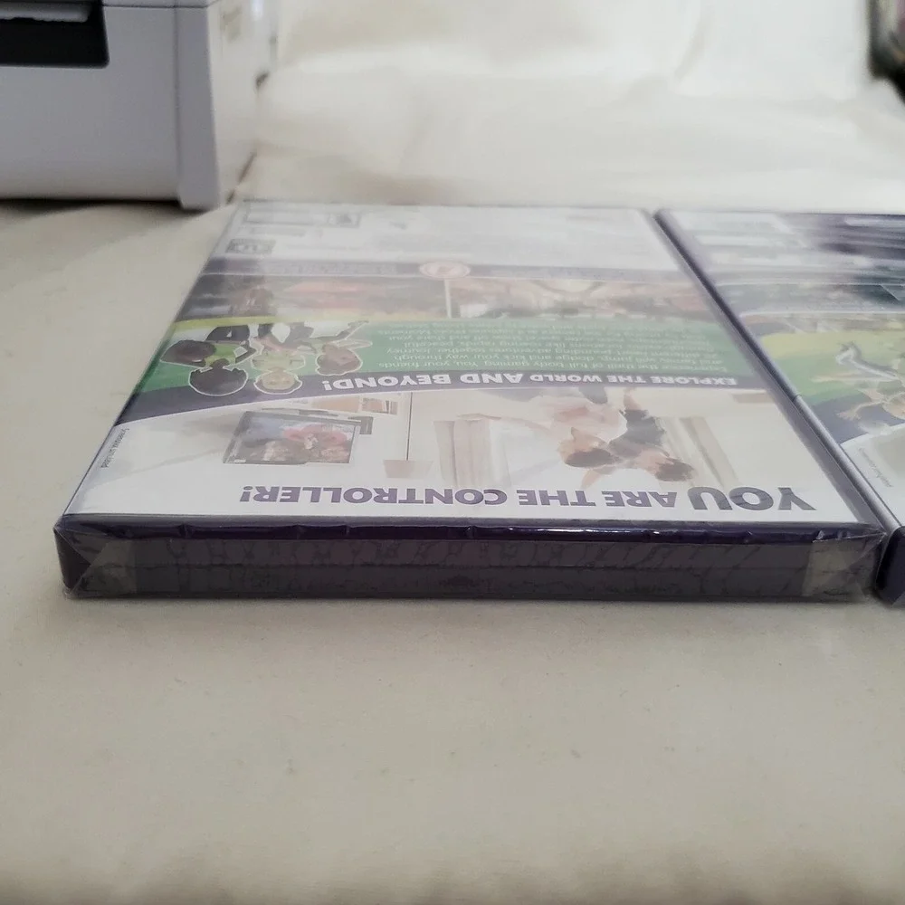 Microsoft Xbox 360 Kinect Adventures & Kinect Sports Game Bundle New Sealed